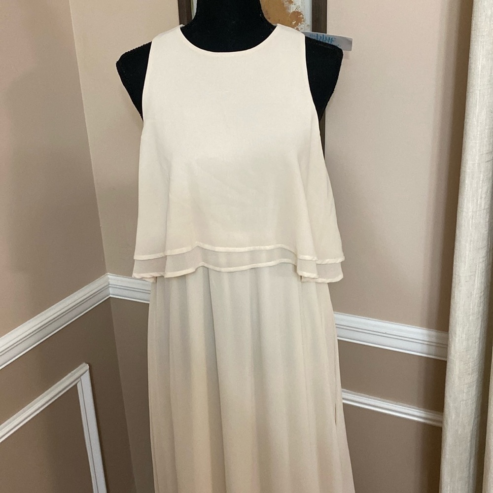 Vanilla Bay Cream Dream Solid Maxi Large NWT